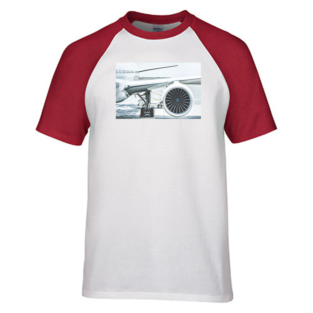 Amazing Aircraft & Engine Designed Raglan T-Shirts