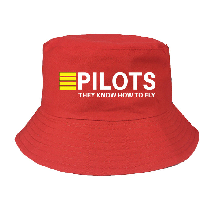 Pilots They Know How To Fly Designed Summer & Stylish Hats