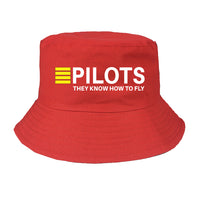 Thumbnail for Pilots They Know How To Fly Designed Summer & Stylish Hats