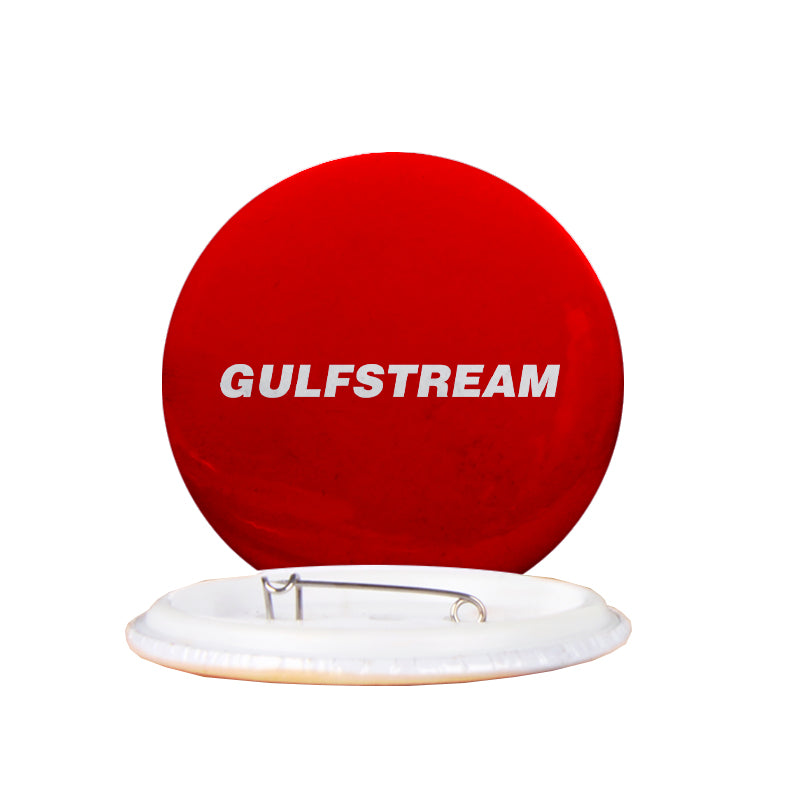 Gulfstream & Text Designed Pins