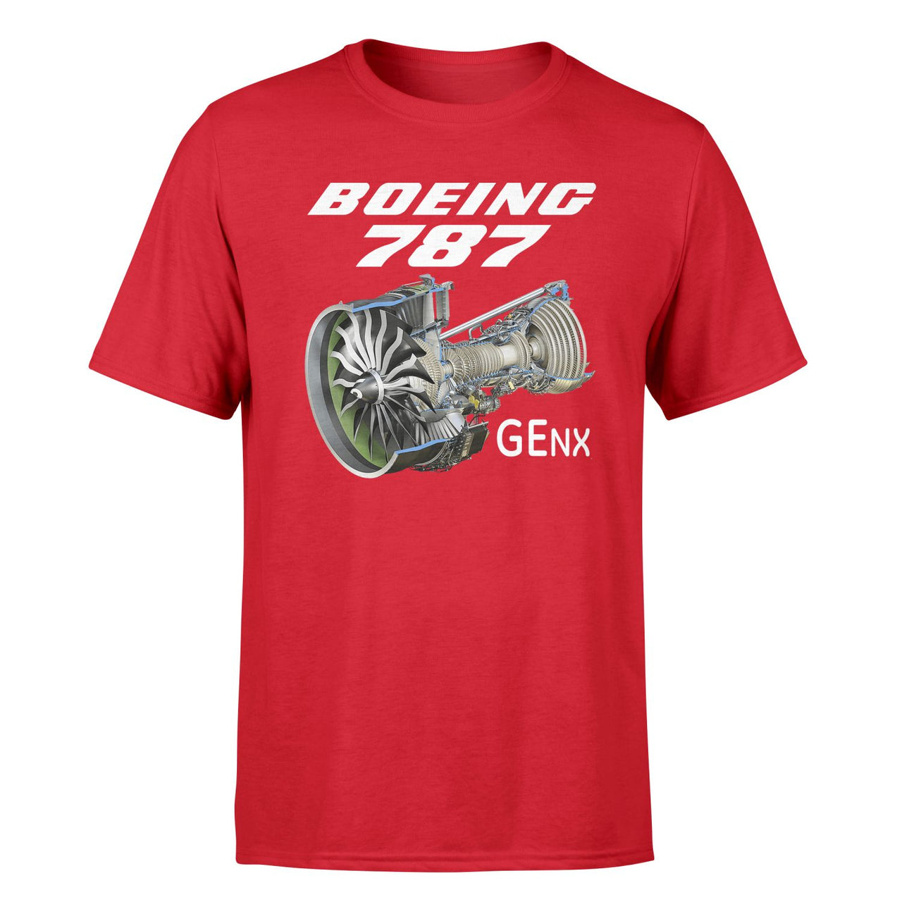 Boeing 787 & GENX Engine Designed T-Shirts