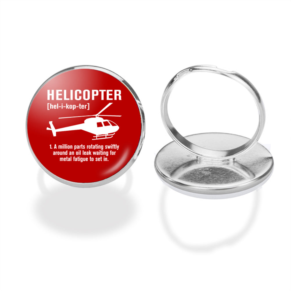 Helicopter [Noun] Designed Rings