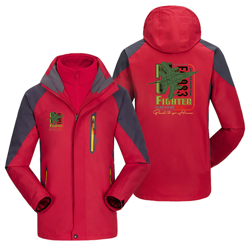 Fighter Machine Designed Thick Skiing Jackets