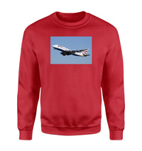 Thumbnail for Departing British Airways Boeing 747 Designed Sweatshirts
