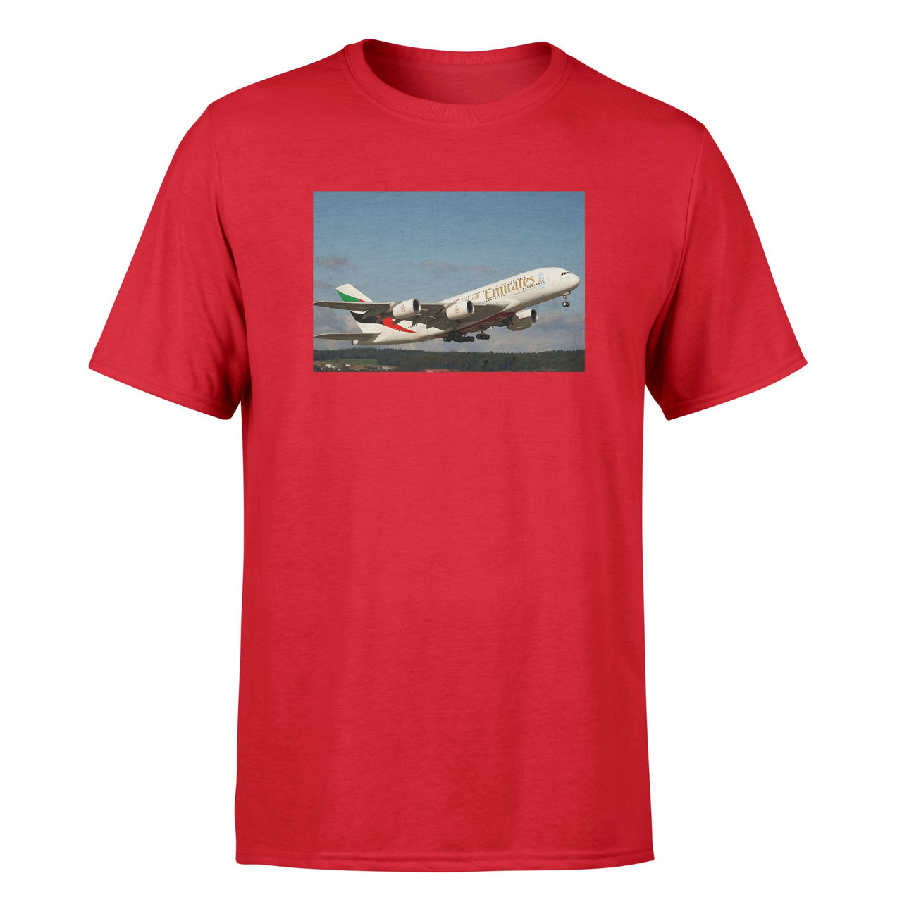 Departing Emirates A380 Designed T-Shirts