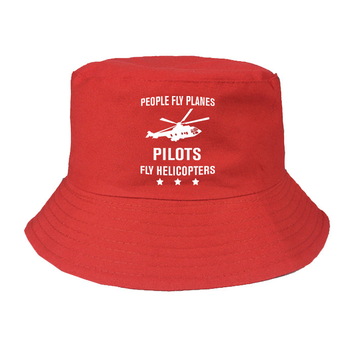 People Fly Planes Pilots Fly Helicopters Designed Summer & Stylish Hats