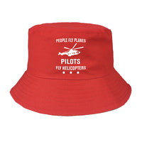 Thumbnail for People Fly Planes Pilots Fly Helicopters Designed Summer & Stylish Hats