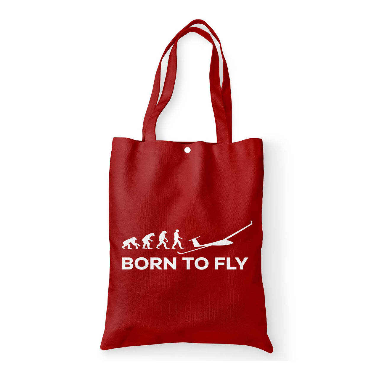 Born To Fly Glider Designed Tote Bags