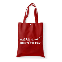 Thumbnail for Born To Fly Glider Designed Tote Bags