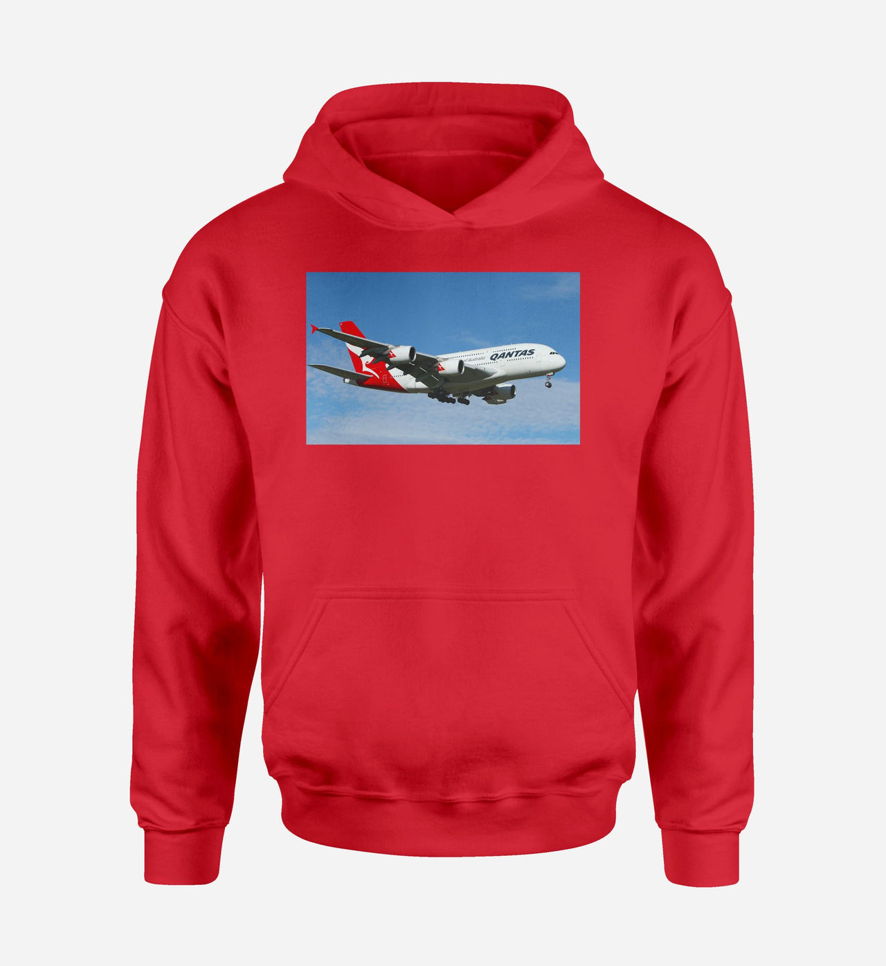 Landing Qantas A380 Designed Hoodies