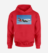 Thumbnail for Landing Qantas A380 Designed Hoodies