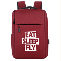 Thumbnail for Eat Sleep Fly Designed Super Travel Bags