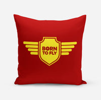 Thumbnail for Born To Fly & Badge Designed Pillows
