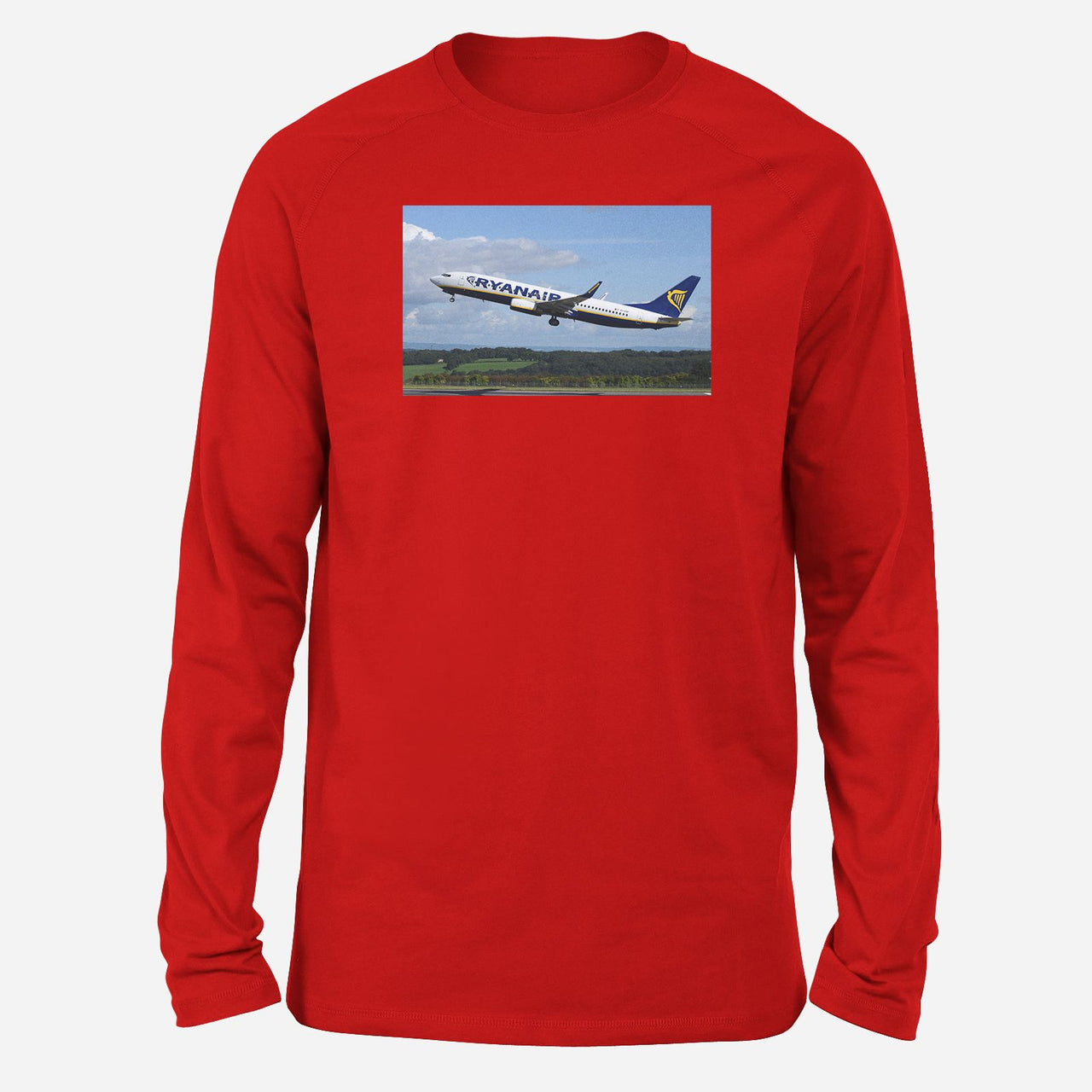 Departing Ryanair's Boeing 737 Designed Long-Sleeve T-Shirts