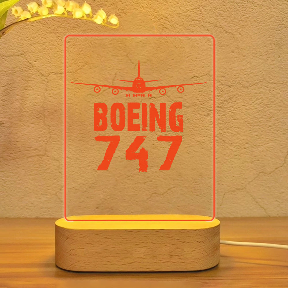 Boeing 747 & Plane Designed Night Lamp