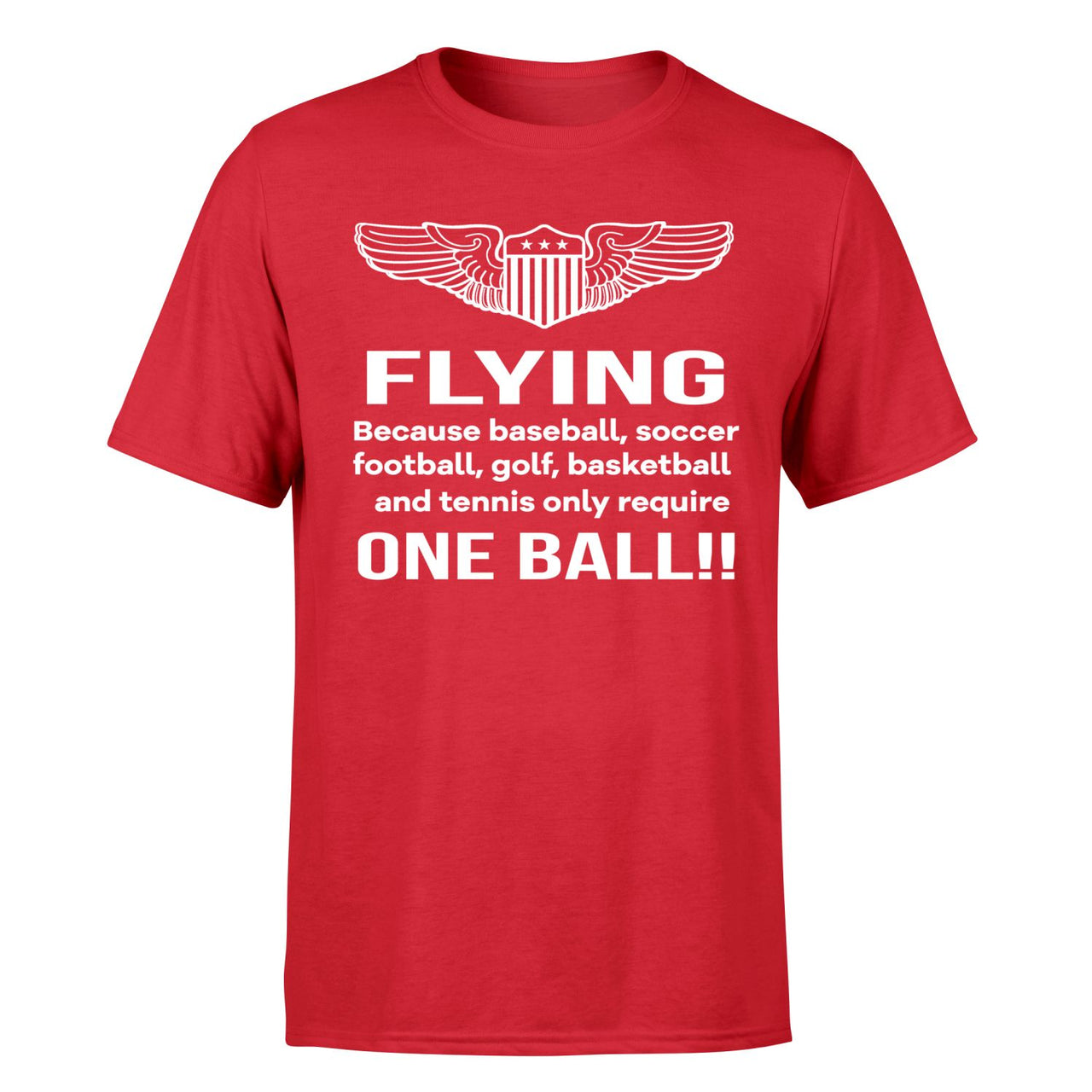 Flying One Ball Designed T-Shirts