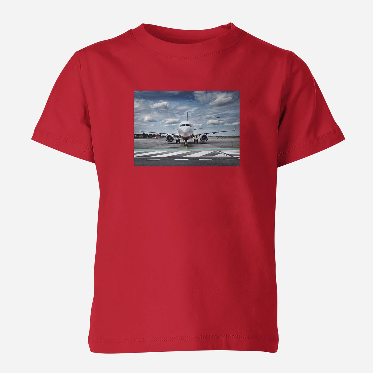 Amazing Clouds and Boeing 737 NG Designed Children T-Shirts