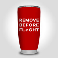 Thumbnail for Remove Before Flight Designed Tumbler Travel Mugs