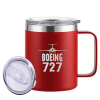 Thumbnail for Boeing 727 & Plane Designed Stainless Steel Laser Engraved Mugs