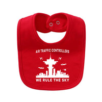 Thumbnail for Air Traffic Controllers - We Rule The Sky Designed Baby Saliva & Feeding Towels