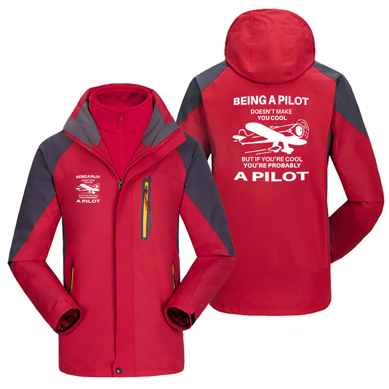 If You're Cool You're Probably a Pilot Designed Thick Skiing Jackets