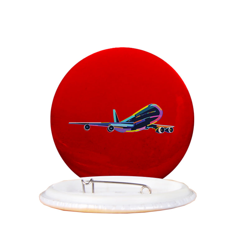 Multicolor Airplane Brooch - view 9