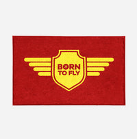 Thumbnail for Born To Fly & Badge Designed Door Mats