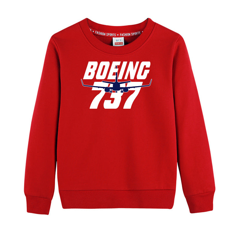 Amazing Boeing 737 Designed "CHILDREN" Sweatshirts
