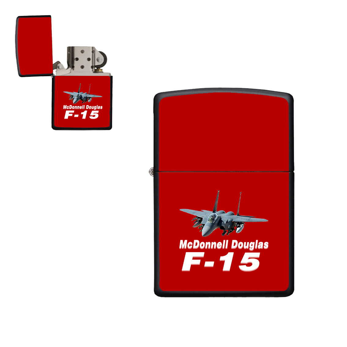 The McDonnell Douglas F15 Designed Metal Lighters