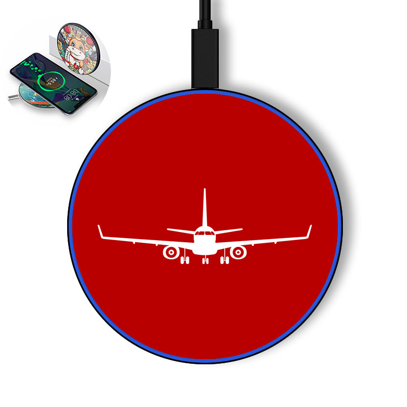 Embraer E-190 Silhouette Plane Designed Wireless Chargers