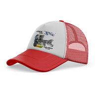 Thumbnail for Airbus A380 & GP7000 Engine Designed Trucker Caps & Hats