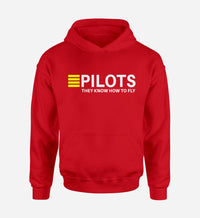 Thumbnail for Pilots They Know How To Fly Designed Hoodies