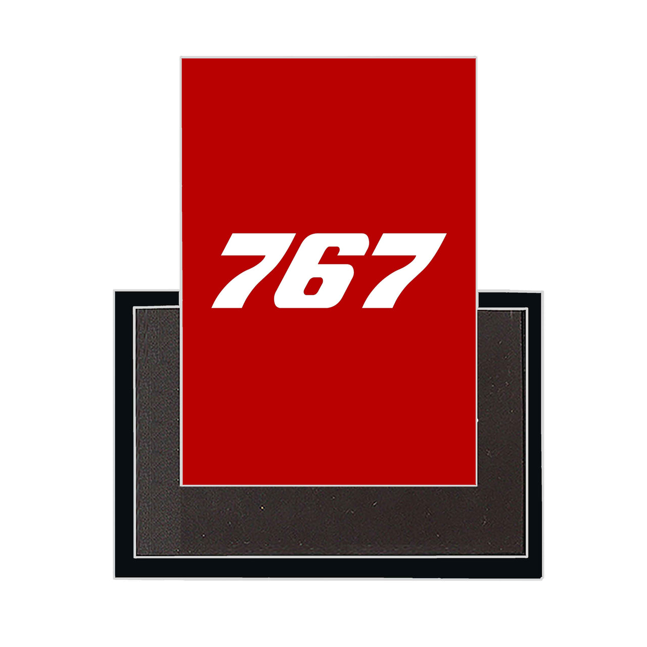767 Flat Text Designed Magnets