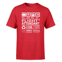 Thumbnail for Flight Attendant Label Designed T-Shirts