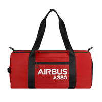 Thumbnail for Airbus A380 & Text Designed Sports Bag