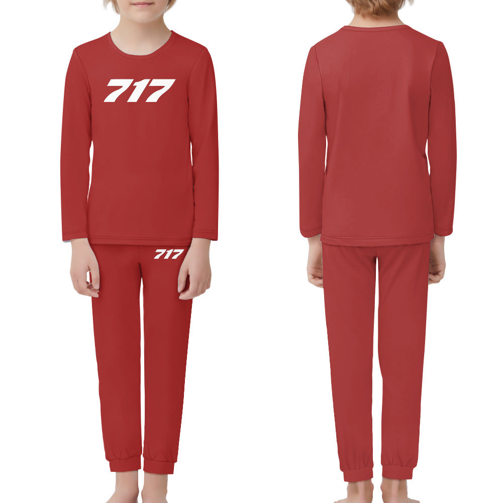 717 Flat Text Designed "Children" Pijamas
