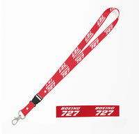 Thumbnail for Boeing 727 & Text Designed Detachable Lanyard & ID Holders