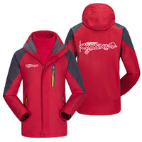Thumbnail for Special Cessna Text Designed Thick Skiing Jackets