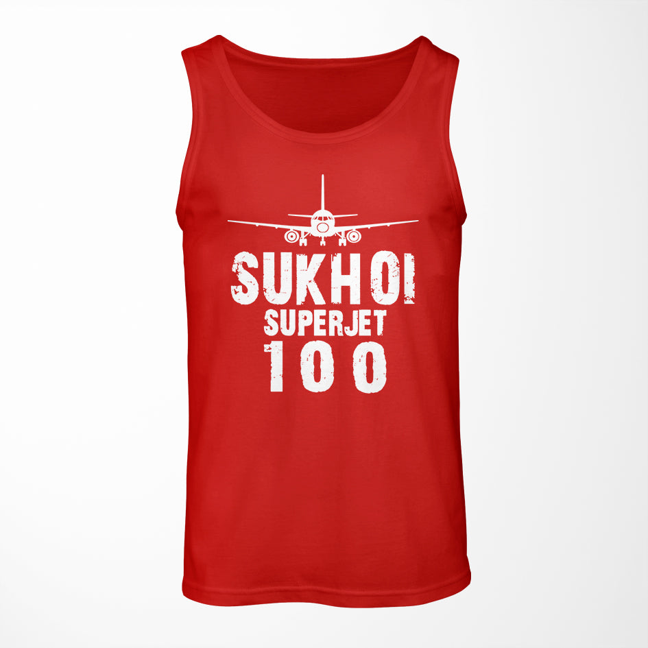 Sukhoi Superjet 100 & Plane Designed Tank Tops