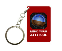Thumbnail for Mind Your Attitude Designed Key Chains