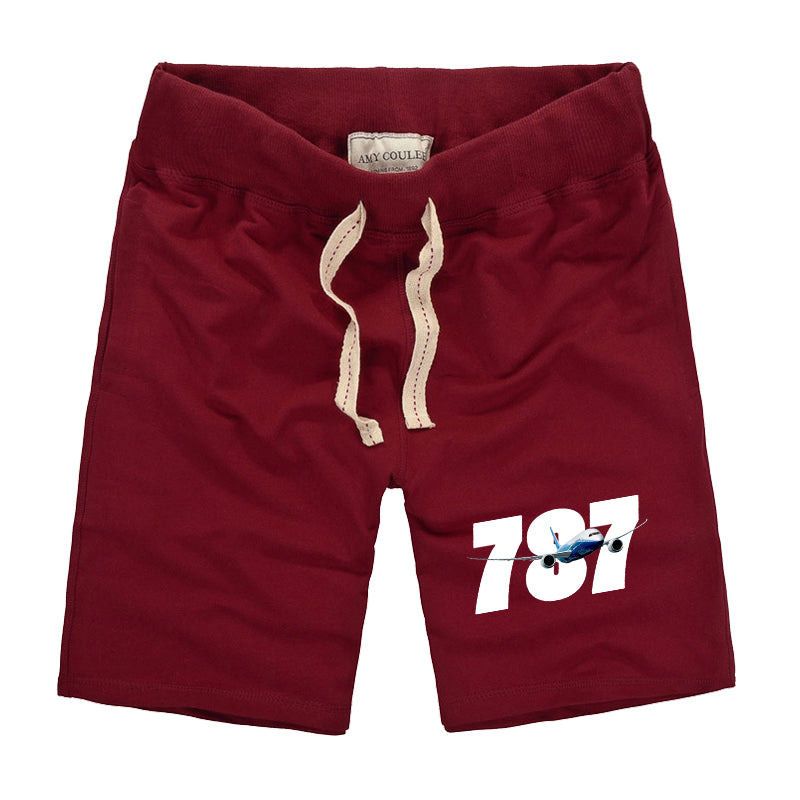 Super Boeing 787 Designed Cotton Shorts