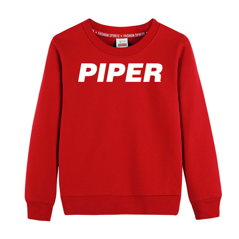 Piper & Text Designed "CHILDREN" Sweatshirts