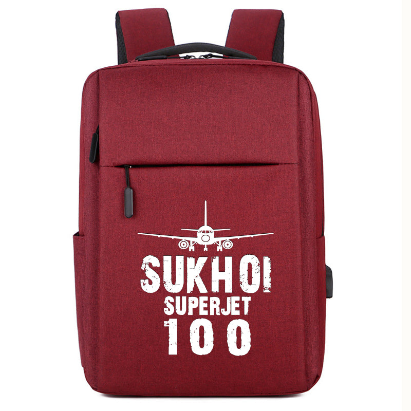 Sukhoi Superjet 100 & Plane Designed Super Travel Bags
