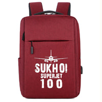 Thumbnail for Sukhoi Superjet 100 & Plane Designed Super Travel Bags