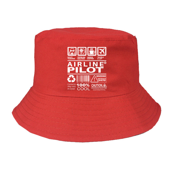 Airline Pilot Label Designed Summer & Stylish Hats