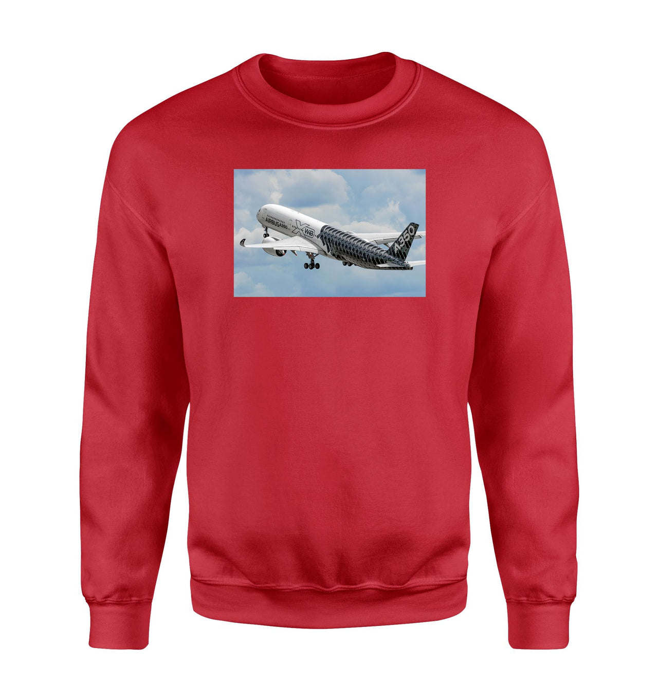 Departing Airbus A350 (Original Livery) Designed Sweatshirts