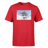 Thumbnail for Amazing Snow Airplane Designed T-Shirts