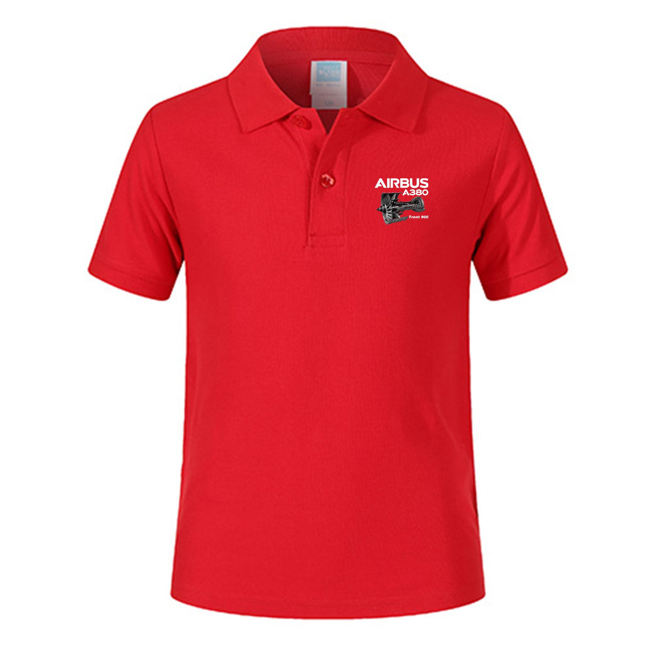 Airbus A380 & Trent 900 Engine Designed Children Polo T-Shirts
