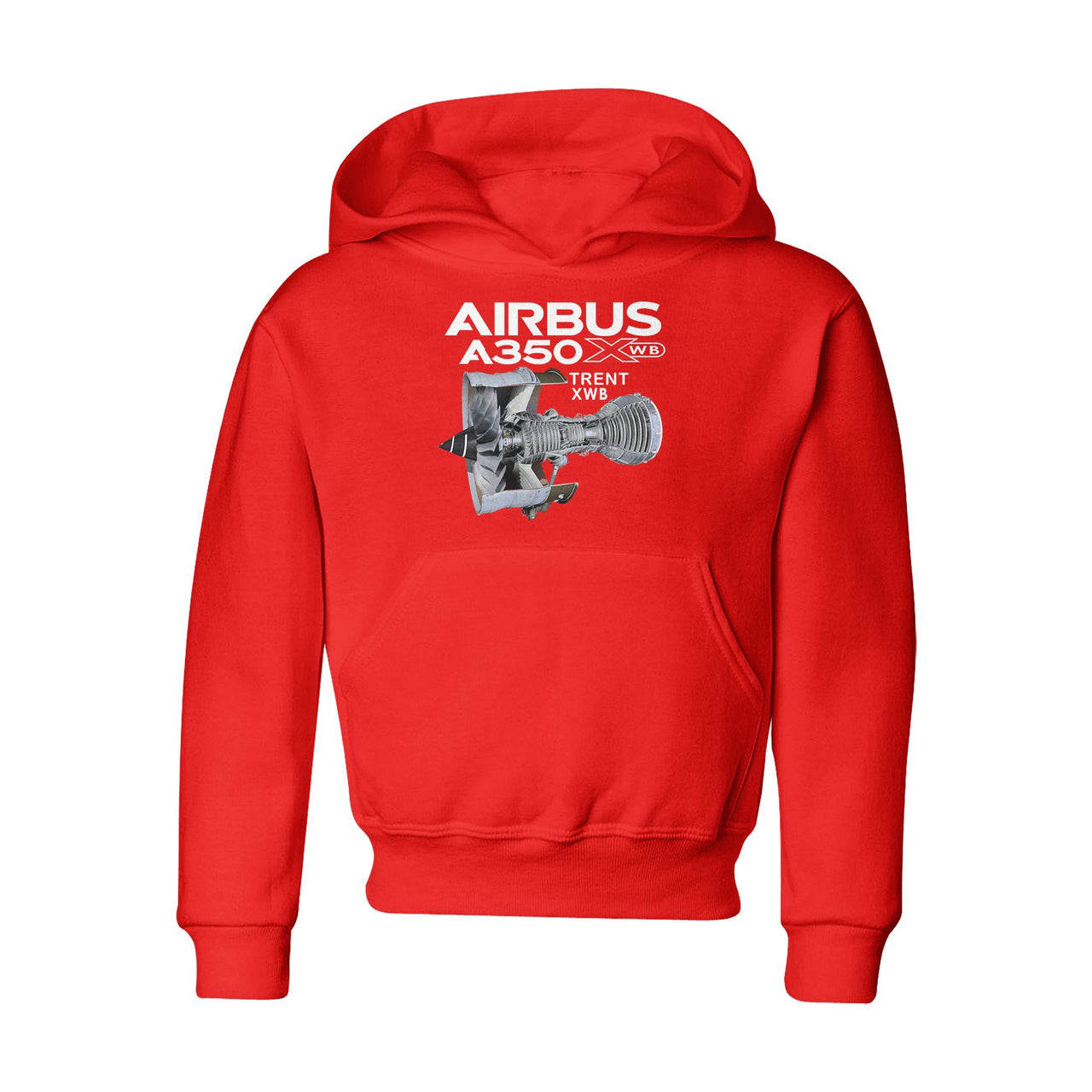 Airbus A350 & Trent Wxb Engine Designed "CHILDREN" Hoodies