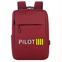 Thumbnail for Pilot & Stripes (4 Lines) Designed Super Travel Bags